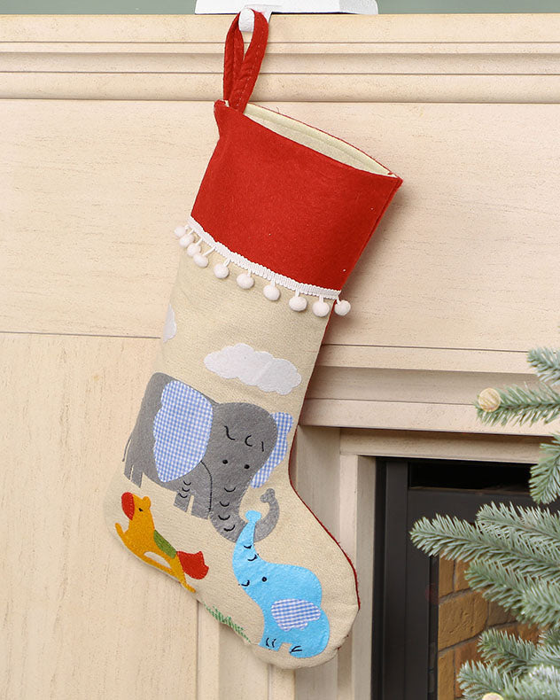 Elephant & Friends Stocking