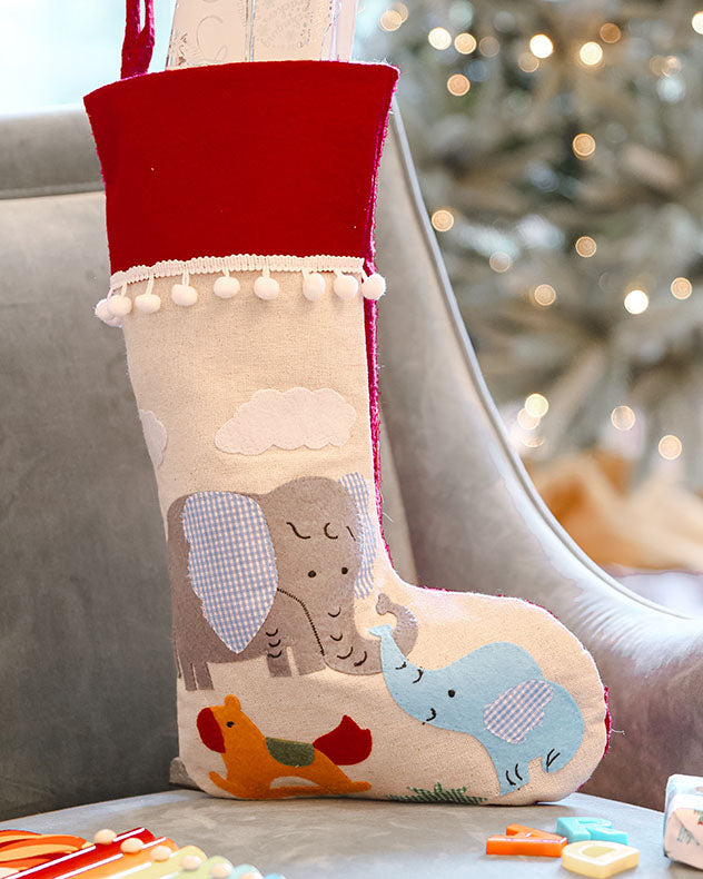 Elephant & Friends Stocking