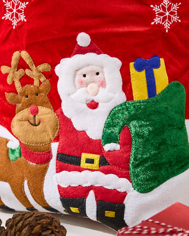 Personalised Festive Friends Santa Sack