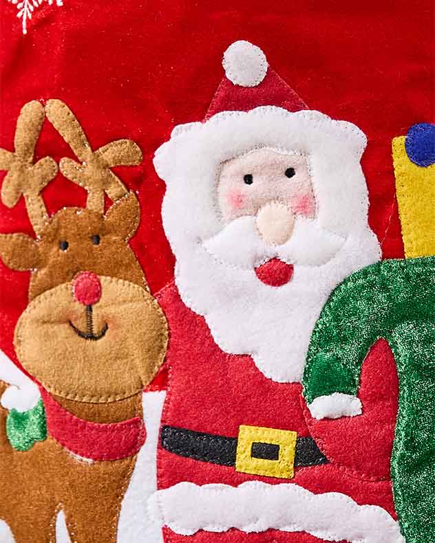 Personalised Festive Friends Santa Sack