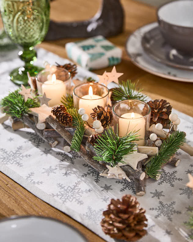 Tableware Collections Shooting Star Candle Holder - Nordic Stag Tablescape