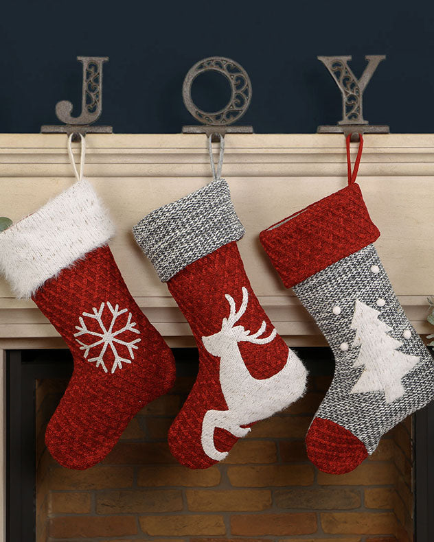 Chunky Knitted Christmas Stockings