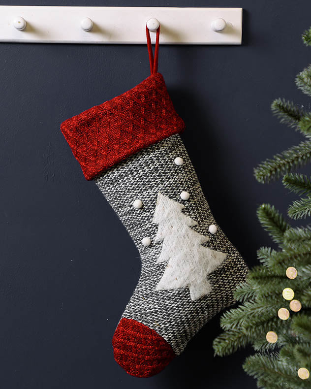 Chunky Knitted Christmas Stockings