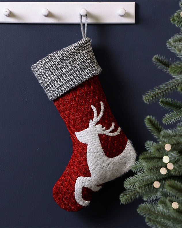 Chunky Knitted Christmas Stockings