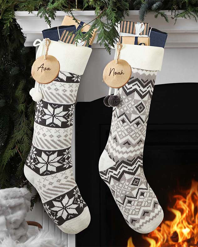 Personalised Shetland Christmas Stockings