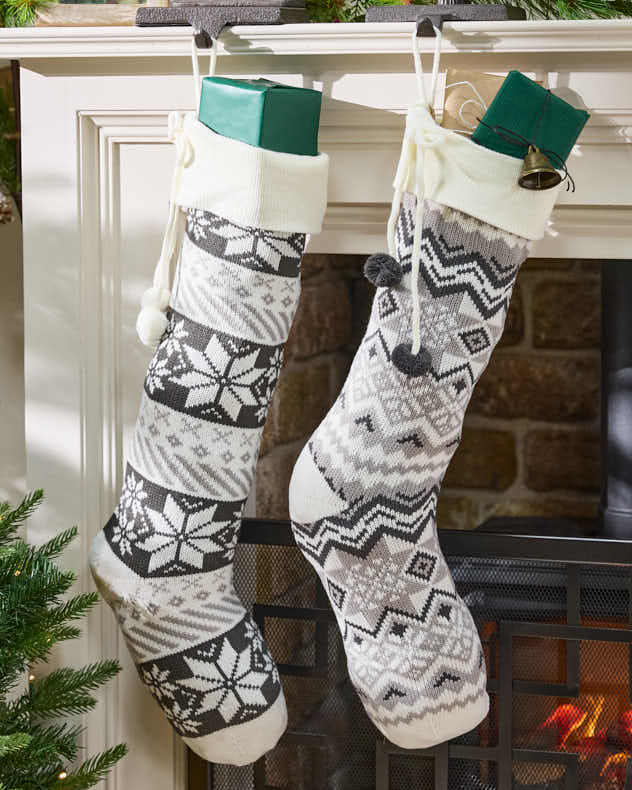Stockings Zig Zag - Shetland Christmas Stocking