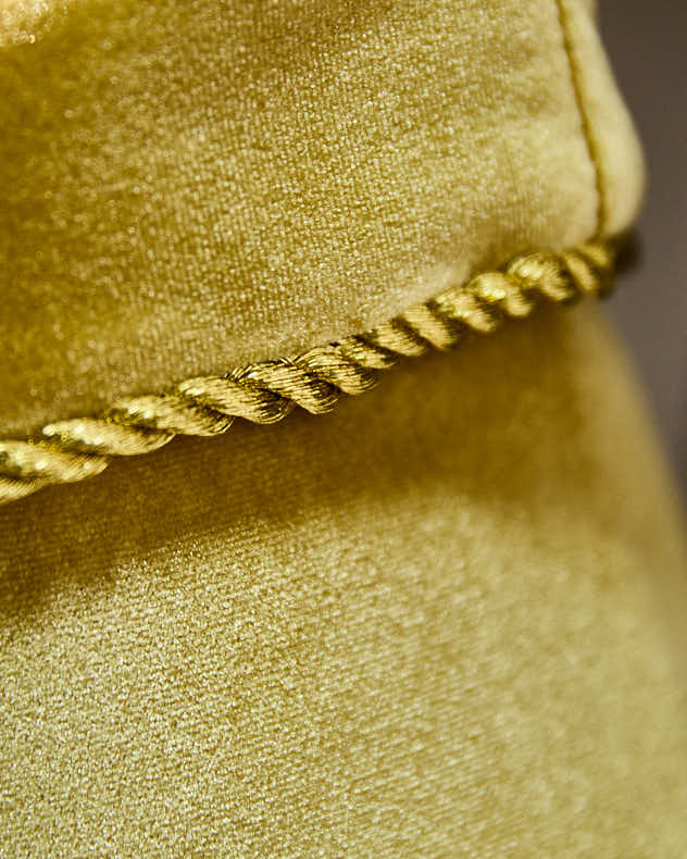 Personalised Knightsbridge Gold Velvet Stocking