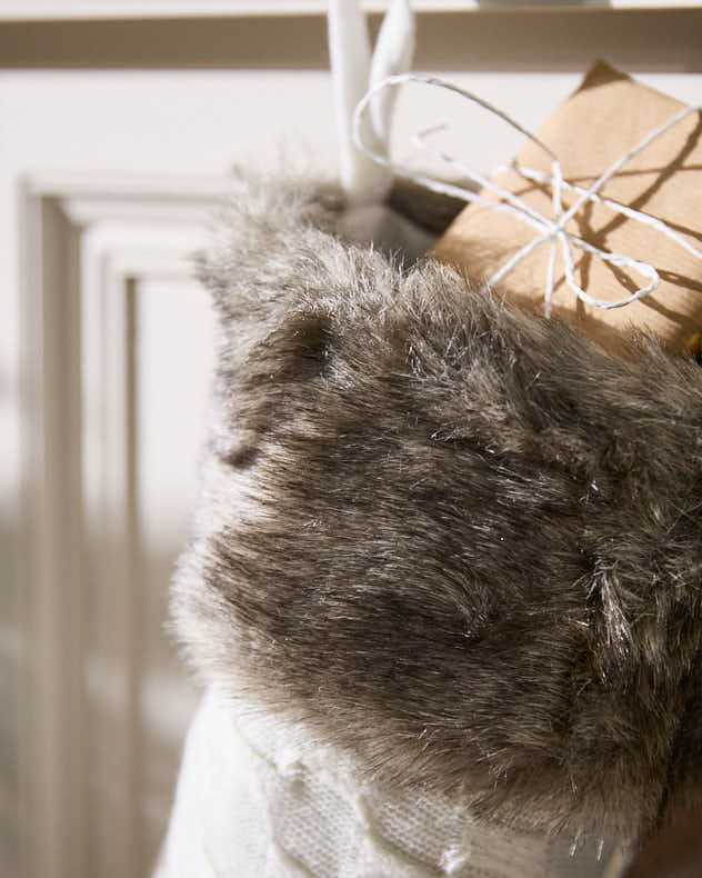 Nordic Knit Christmas Stocking