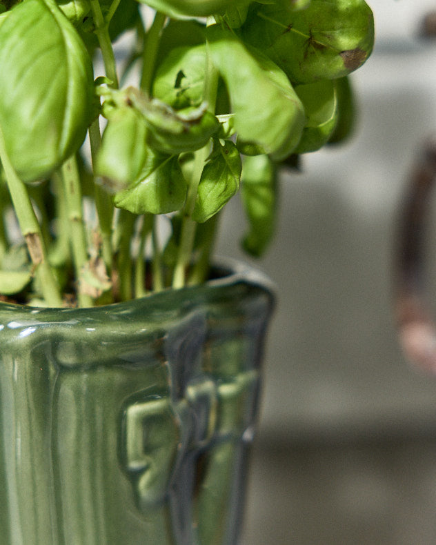 Pots &amp; Planters - Large Dark Green Wellington Boots Planter