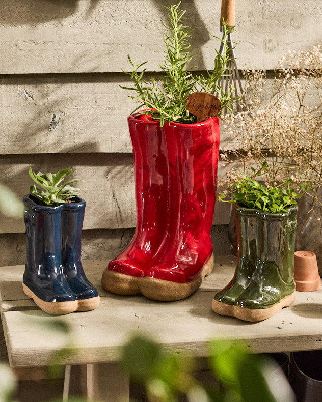 Ceramic Welly Planter Collection