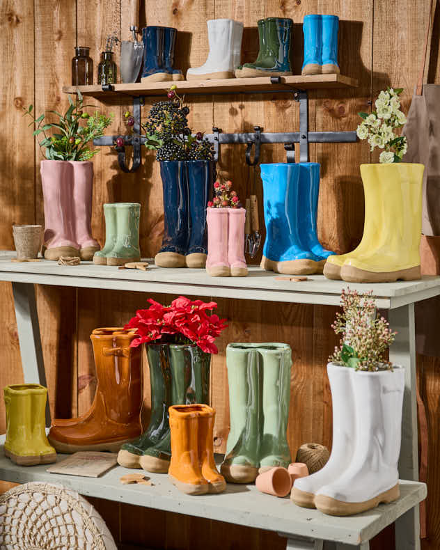 Ceramic Welly Planter Collection