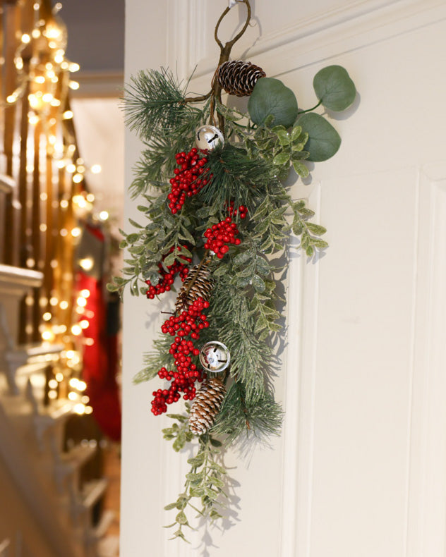 Swags - Jingle Bell Red Berry Swag