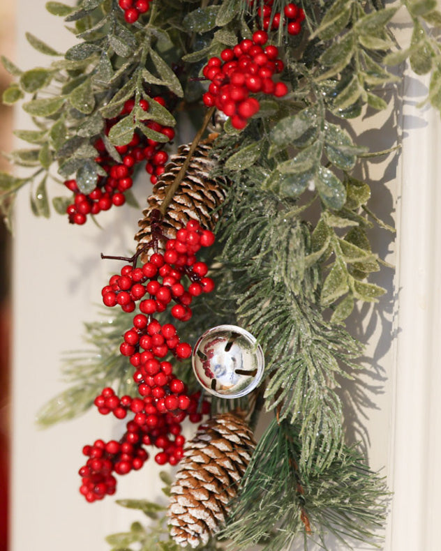 Swags - Jingle Bell Red Berry Swag