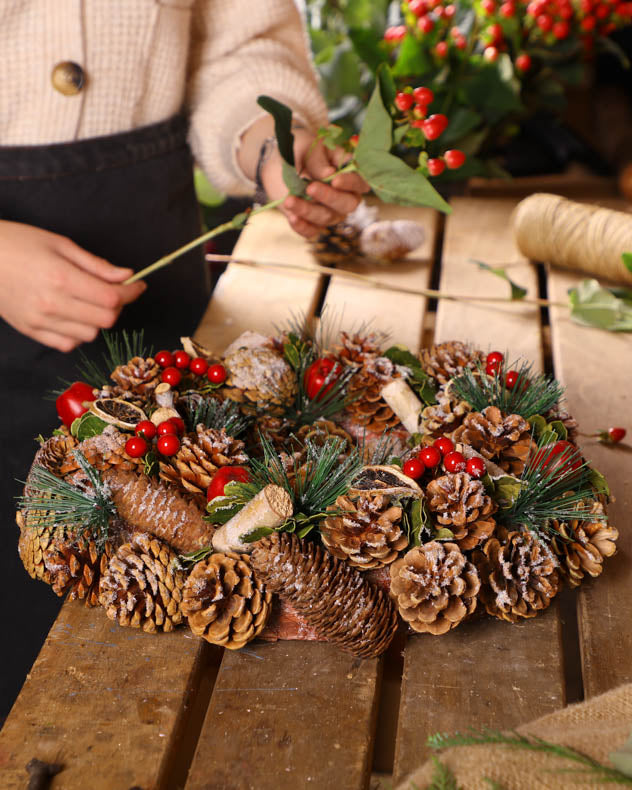 Festive Fruits Indoor Wreath