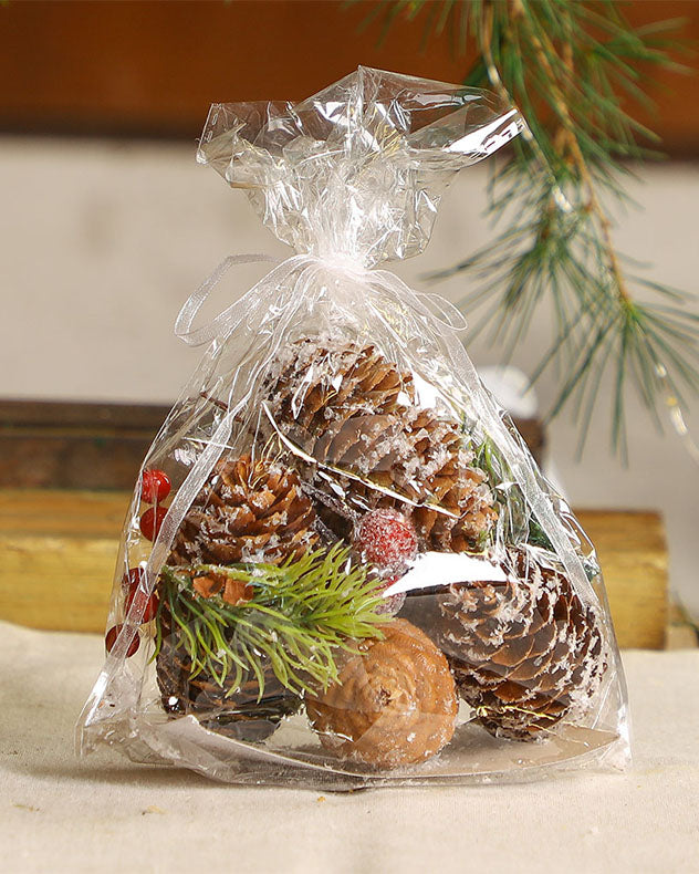 Frosted Berries Pinecone Pot Pourri