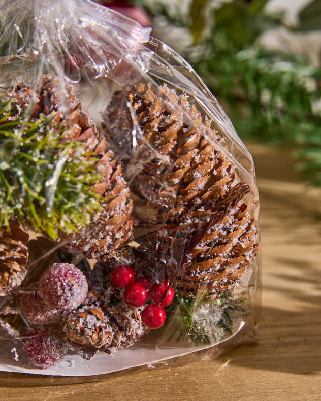 Frosted Berries Pinecone Pot Pourri