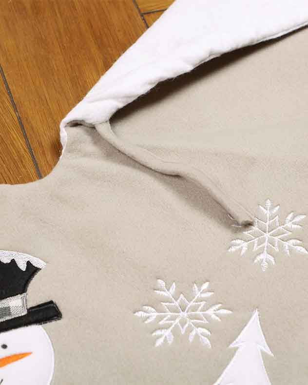 Tree Skirts - Festive Friends Grey Christmas Tree Skirt