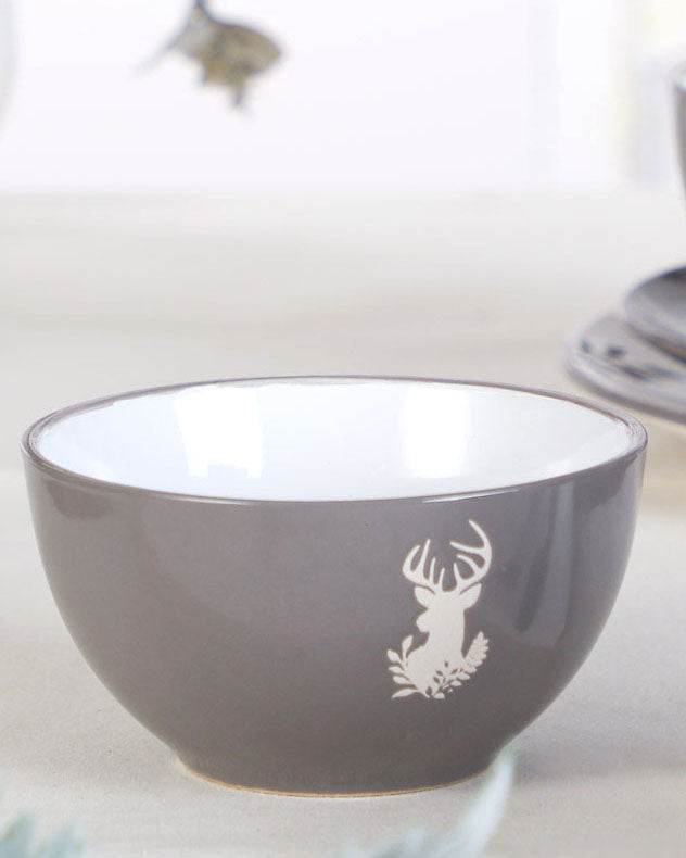 Set of 6 Woodland Stag Bowls