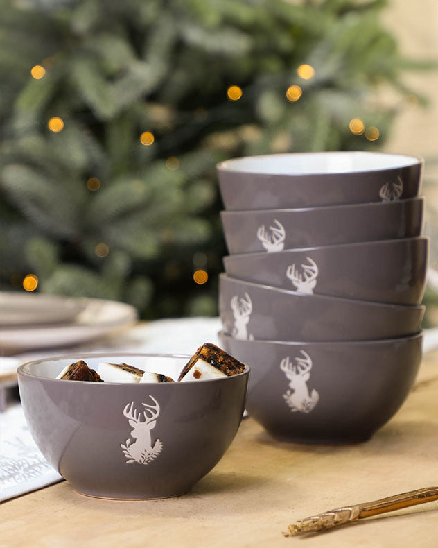 Grey Stag Bowls