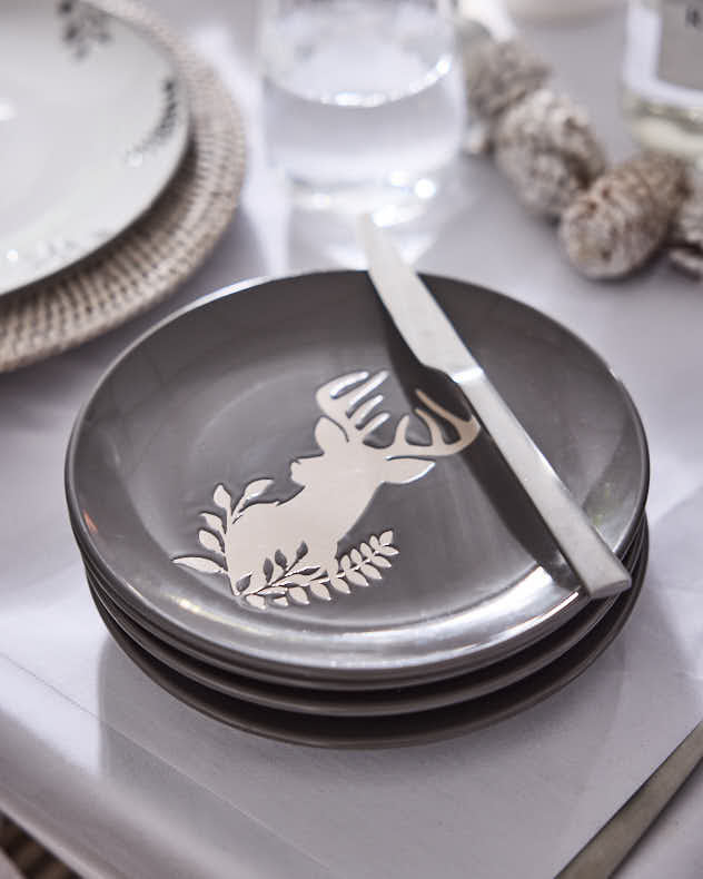 Grey Stag Side Plates