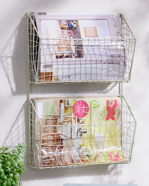 Country Cream Storage Rack – Dibor