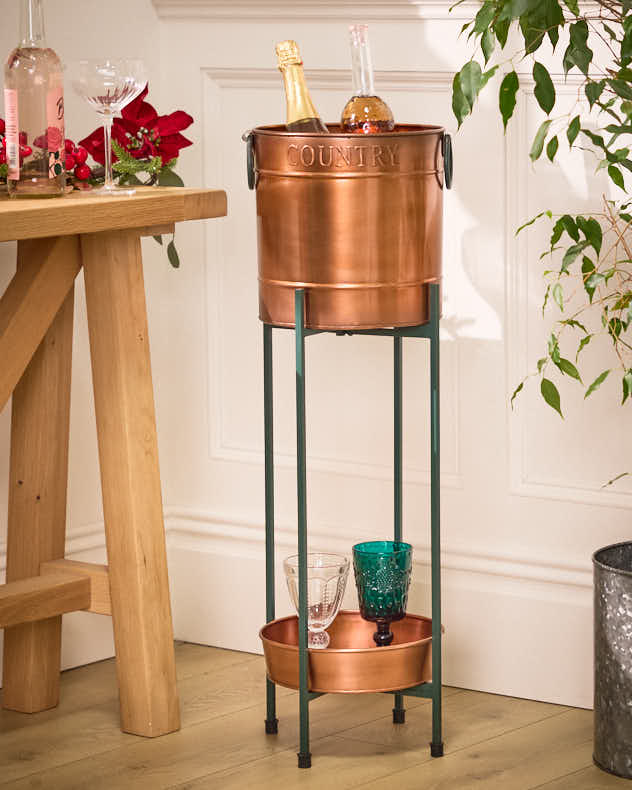 Regency Copper Champagne Ice Bucket