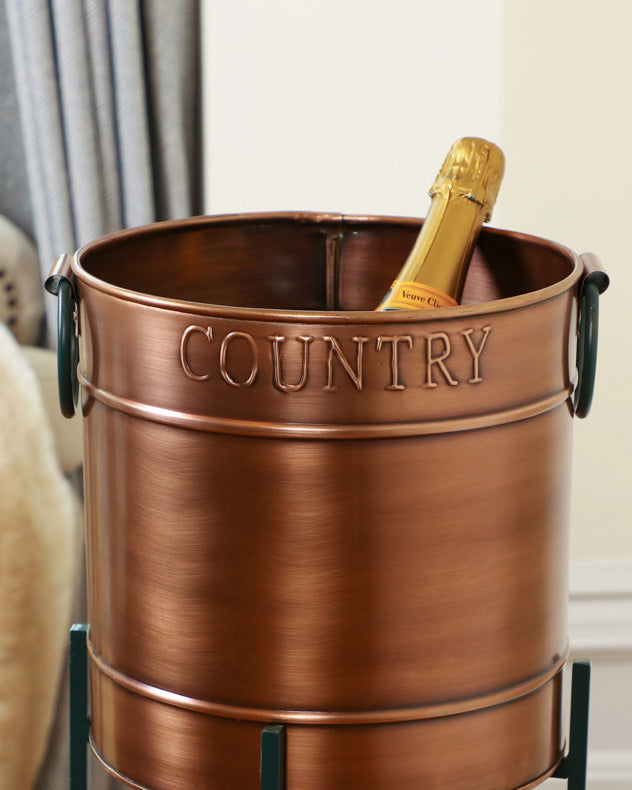 Copper & Green Champagne Ice Bucket