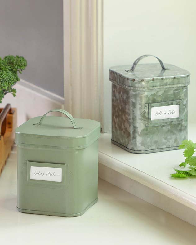 Sage Green Kitchen Storage Caddy