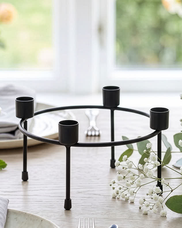 Candle Holders - Round Taper Candle Holder