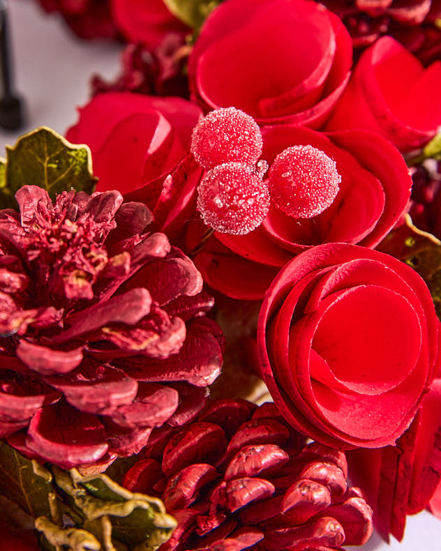 Candle Holders - Red Rose Table Centrepiece