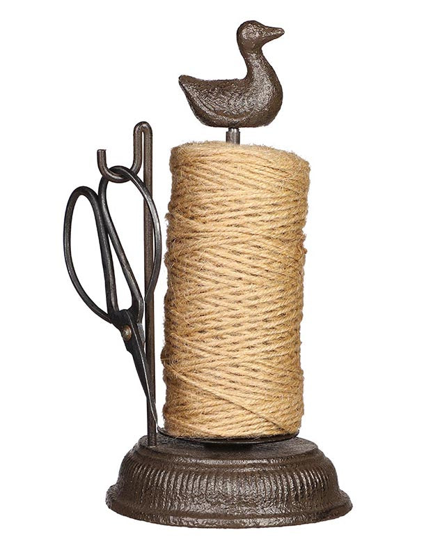 Cast Iron Duck String Dispenser