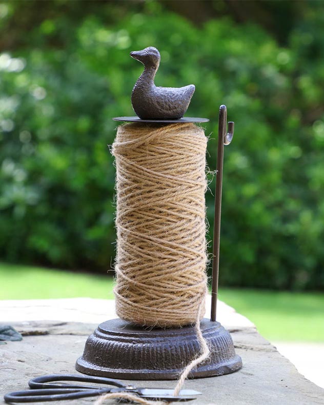 Cast Iron Duck String Dispenser