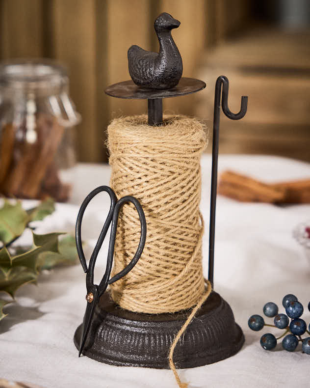 Cast Iron Duck String Dispenser