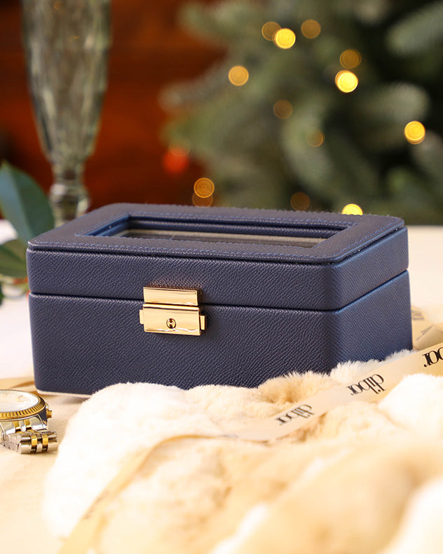 Blue best sale watch box