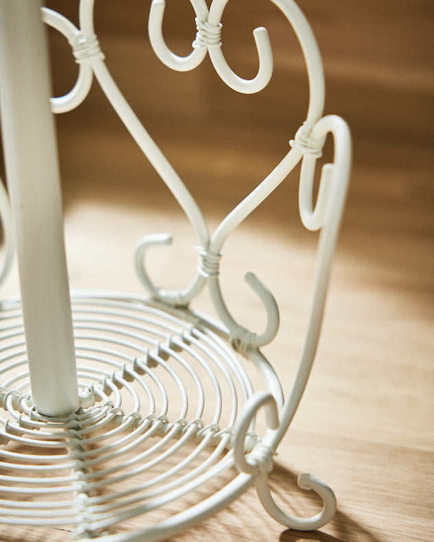 Ivory Heart Kitchen Roll Holder Dibor