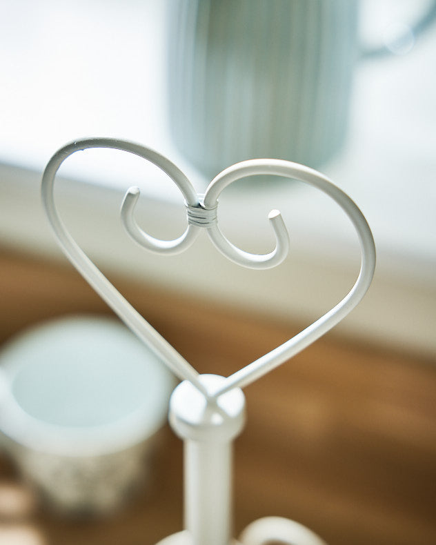 Ivory Heart Kitchen Roll Holder Dibor