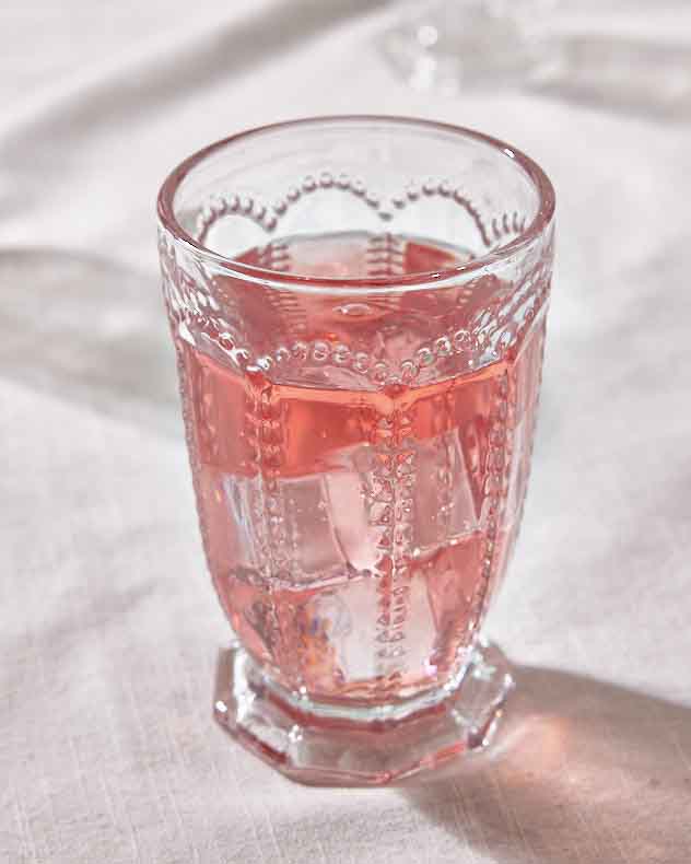 Grand gobelet transparent Bella Perle