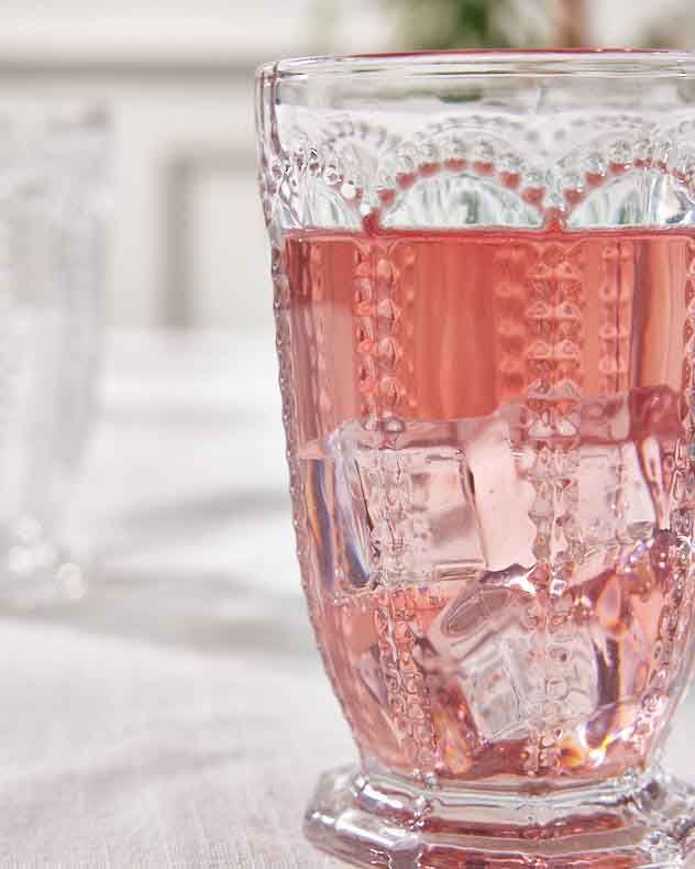 Grand gobelet transparent Bella Perle