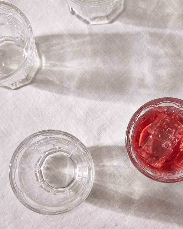 Grand gobelet transparent Bella Perle