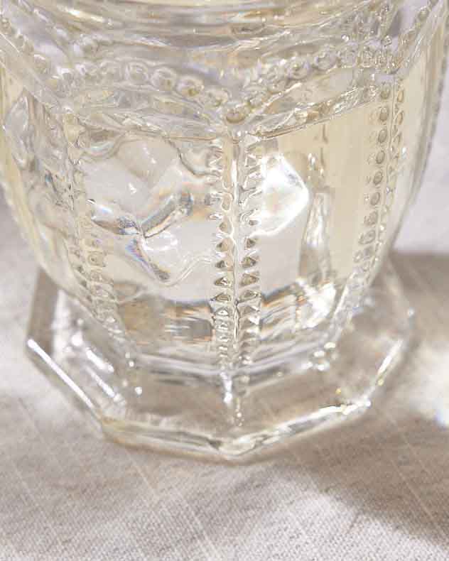 Verre transparent Bella Perle