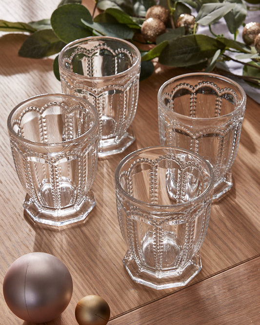 Set of Bella Perle Clear Tumbler 