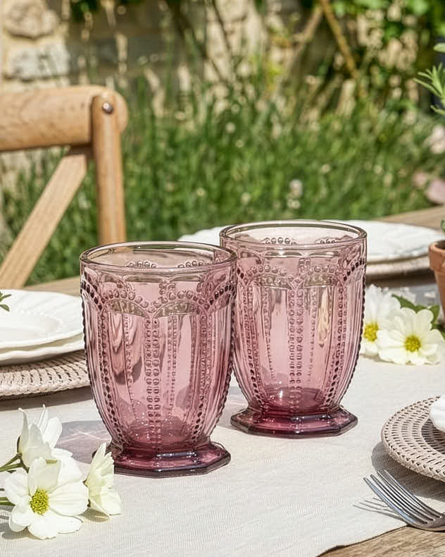 Tumblers Set of 4 - Bella Perle Pink Tumbler