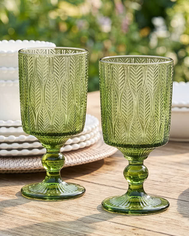 Botanic Green Goblet