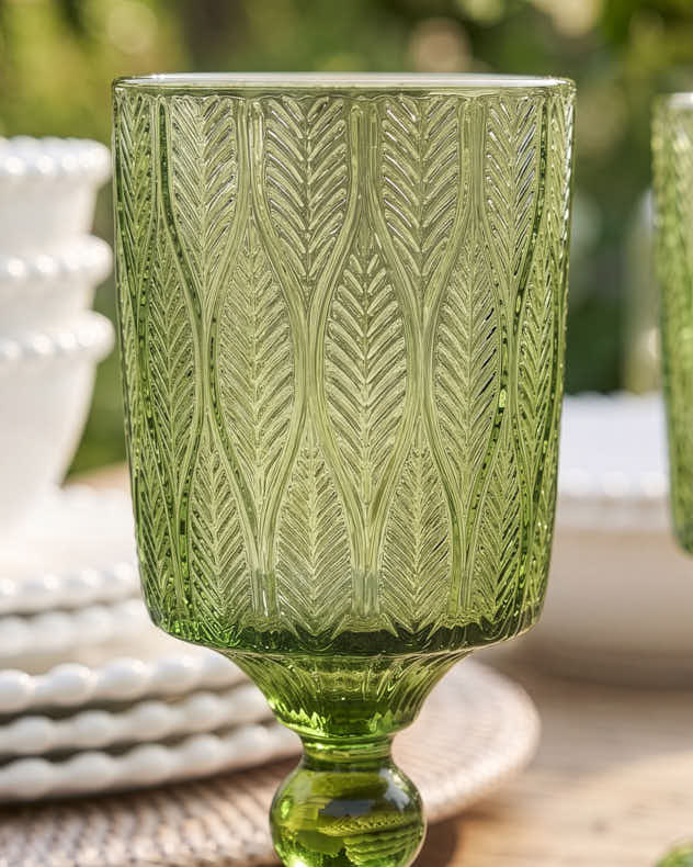 Botanic Green Goblet
