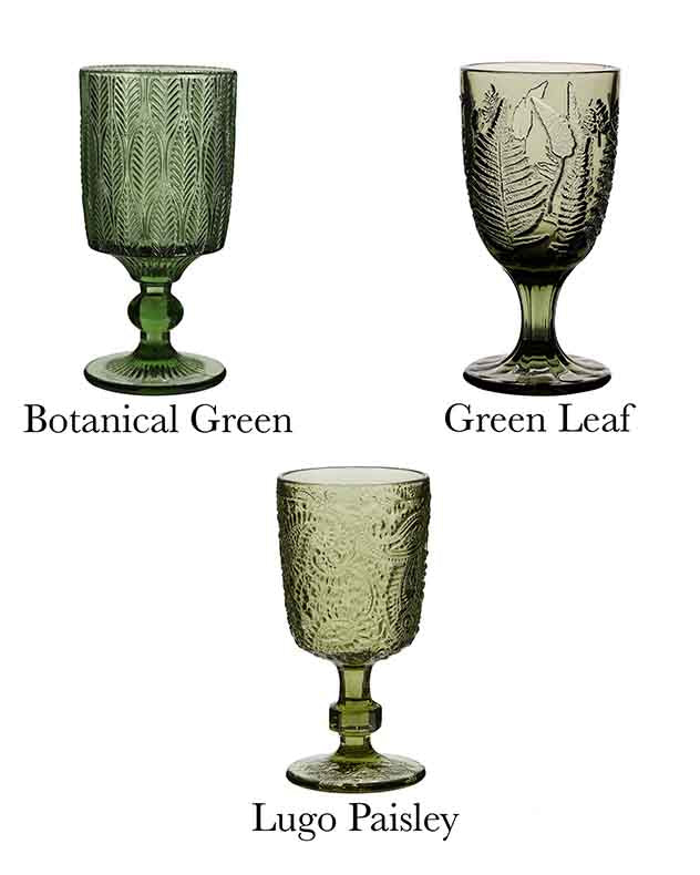 Nature Trail Mix and Match Wine Goblets