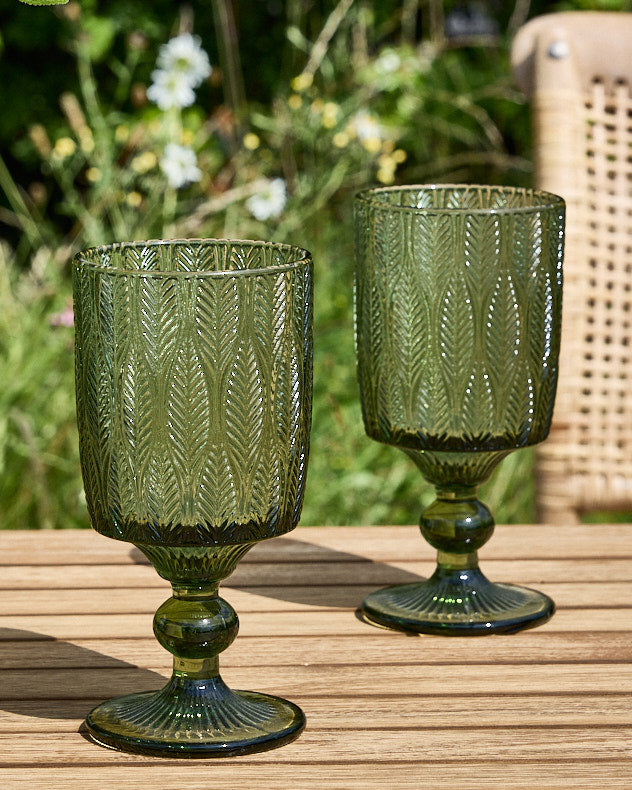 Botanic Green Goblet
