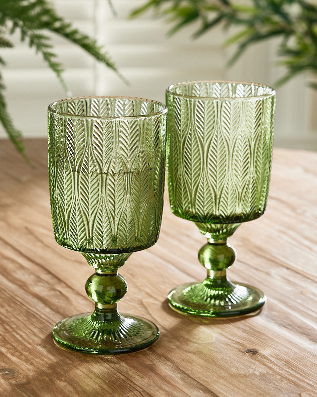 Botanic Green Goblet