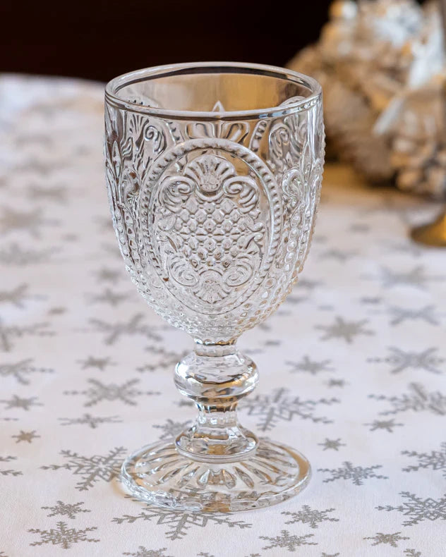 Single Clear Wine Goblet