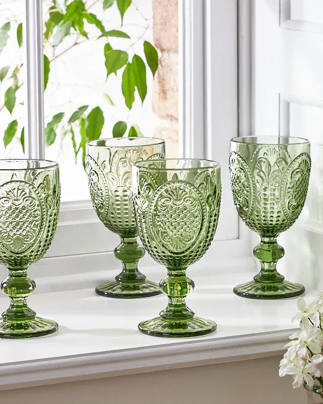 Set of 4 Green Christmas Tumbler