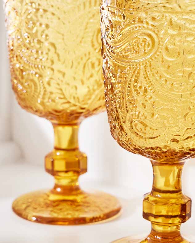 Gobelet ambré Paisley